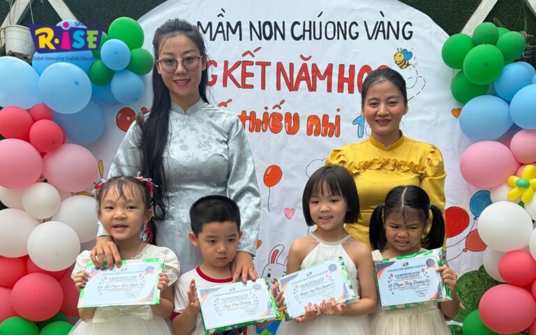 [RISE IS HERE] Lễ tổng kết đầy ý nghĩa tại Mầm Non Ong Vàng 2